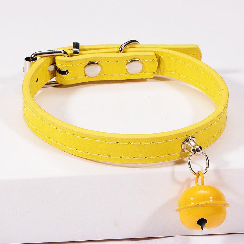 Stylish Pet Bell Collar With Colorful Traction For Cats And Dogs-12