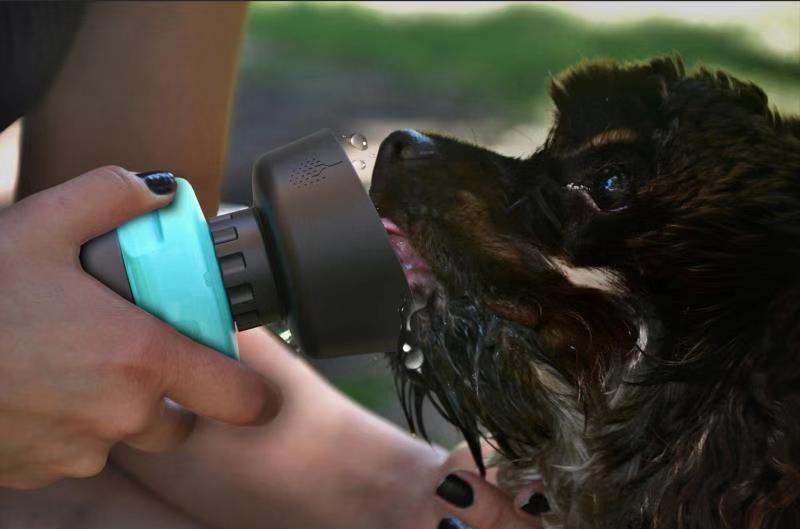 Pet Oasis: Foldable Dog Travel Water Bottle And Dispenser-0