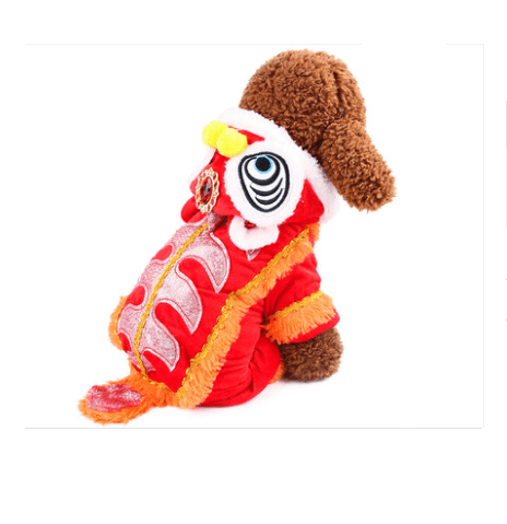 Funny Lion And Horse Pet Costume - Perfect For A Hilarious Cat And Dog Dance Party!-6