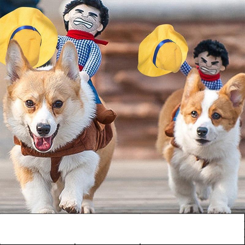 Funny Lion And Horse Pet Costume - Perfect For A Hilarious Cat And Dog Dance Party!-4