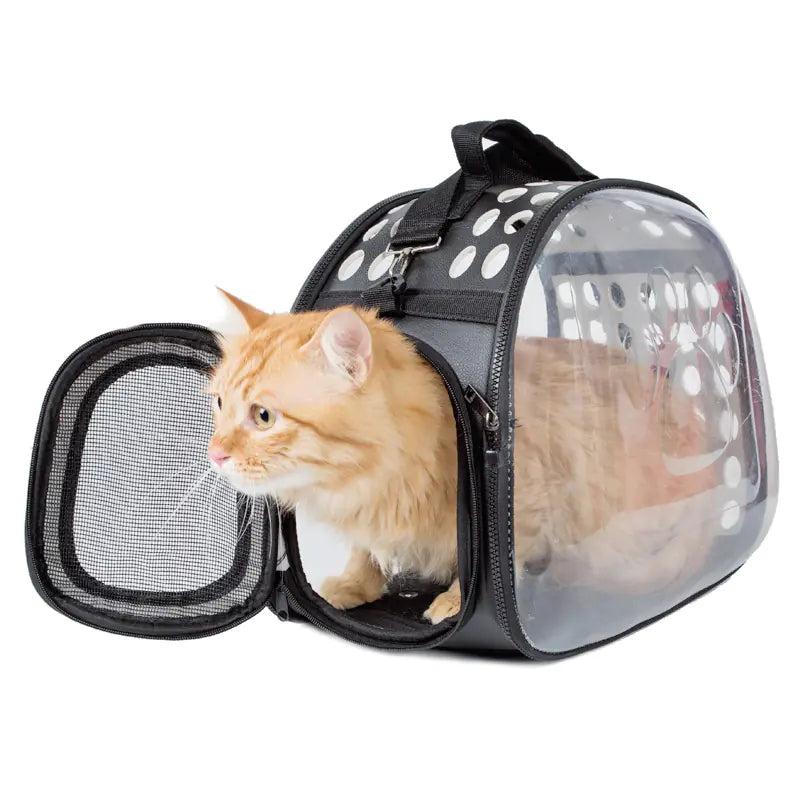 Transparent Pet Backpack for Cats and Dogs, Portable