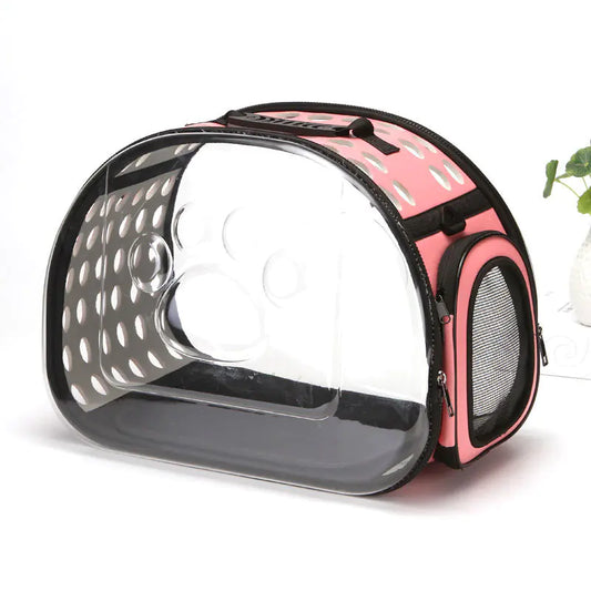 Transparent Pet Backpack for Cats and Dogs, Portable