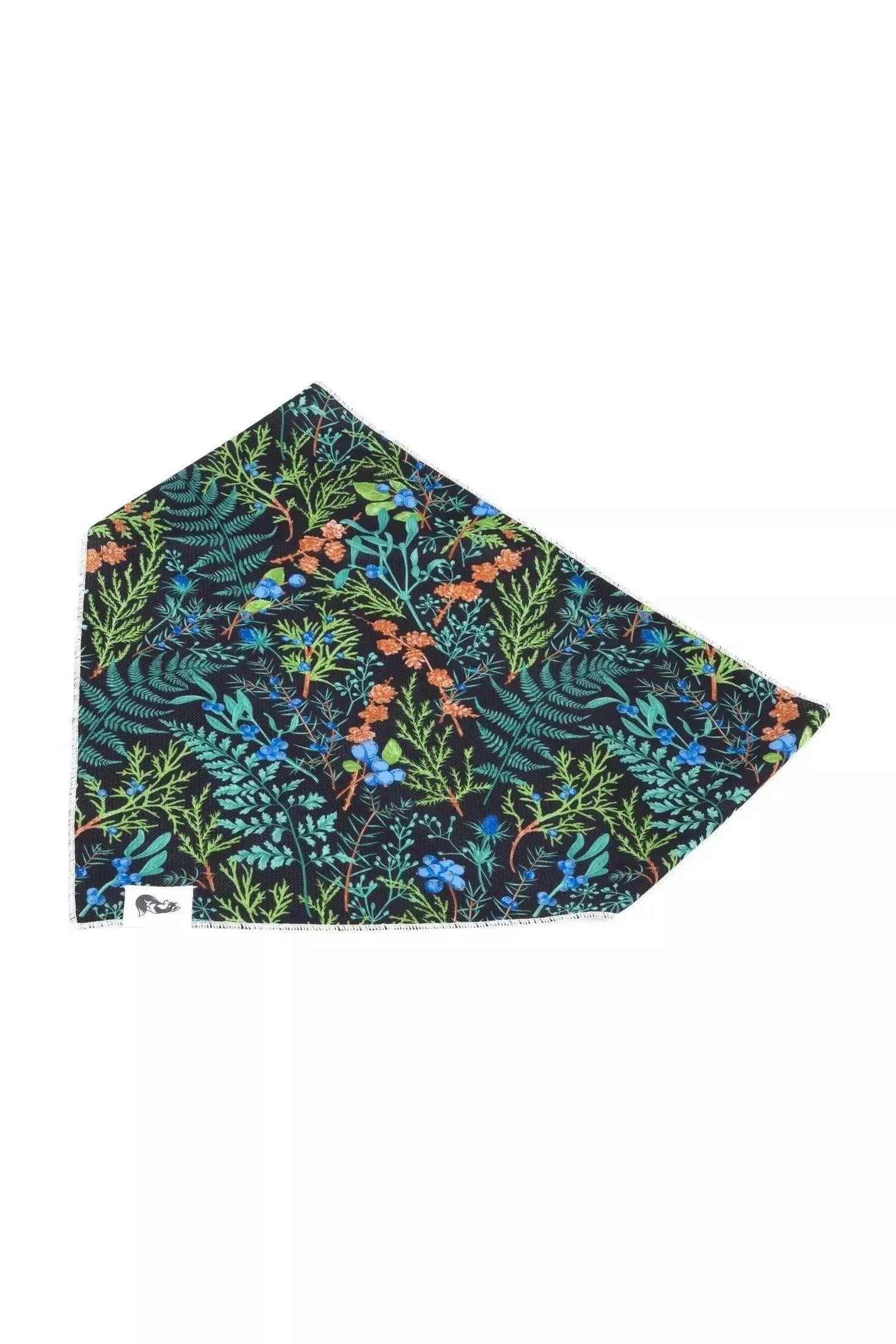 Magical Fern Forest Dog Bandana & Matching Keychain-3
