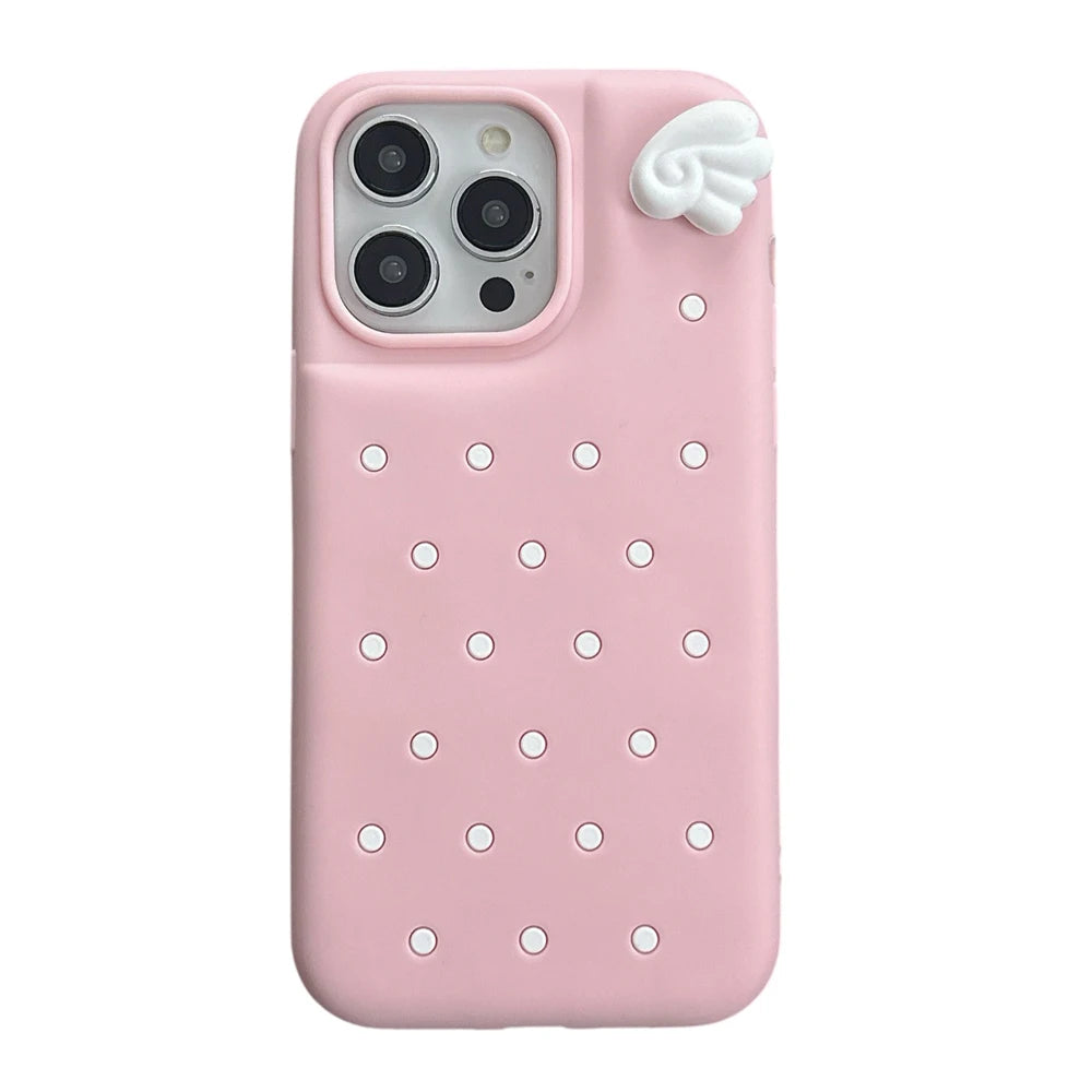 For iPhone 16, 16Pro, 16promax,3D soft silicone case for iPhone, shockproof Cover, shockproof skin shell, Cute cartoon animal