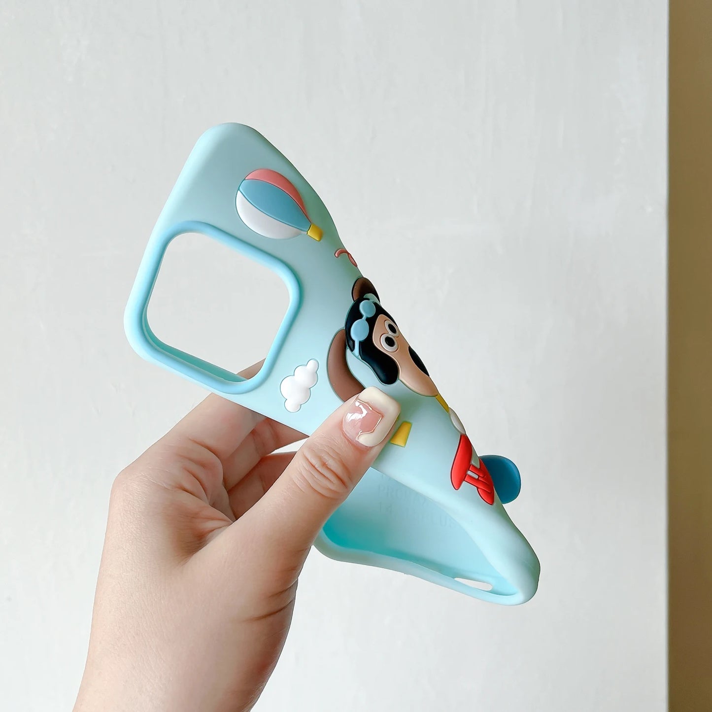 For iPhone 16, 16Pro, 16promax,3D soft silicone case for iPhone, shockproof Cover, shockproof skin shell, Cute cartoon animal