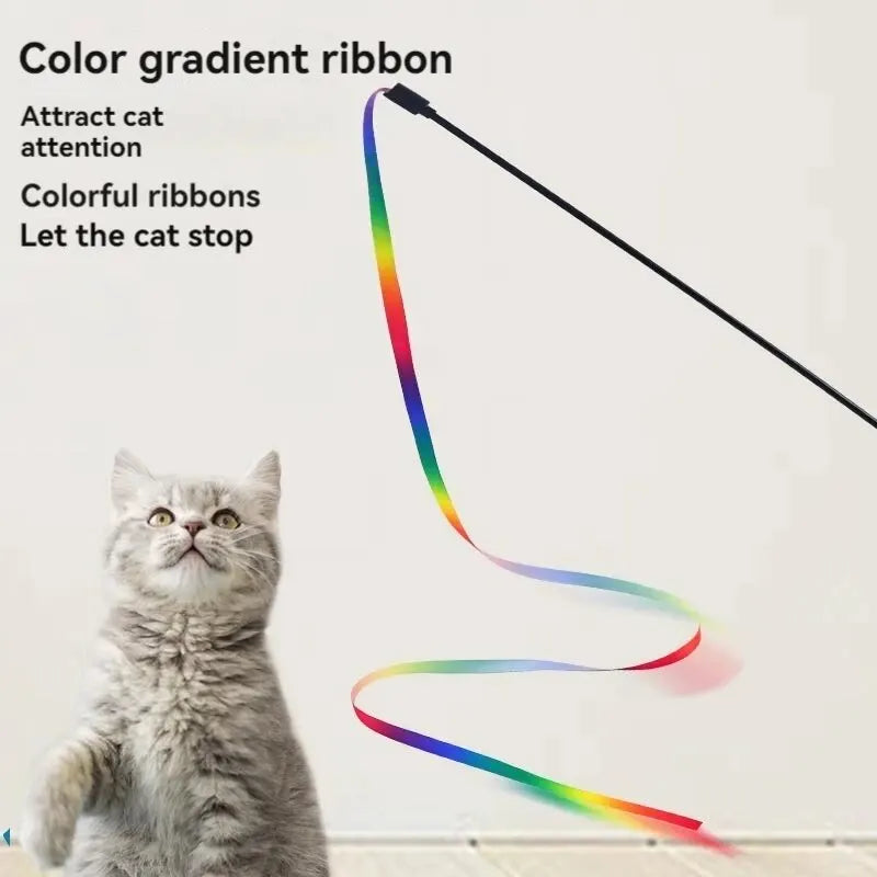 1 PC Teasing Cat Stick Outside Teasing Cat Toys Teasing Cat Teasing
