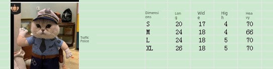 Pet Dog Cat Funny Cute Pet Costume Vertical Funny Dress-up Clothes Halloween Summer Clothes