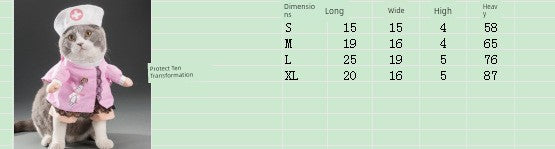 Pet Dog Cat Funny Cute Pet Costume Vertical Funny Dress-up Clothes Halloween Summer Clothes