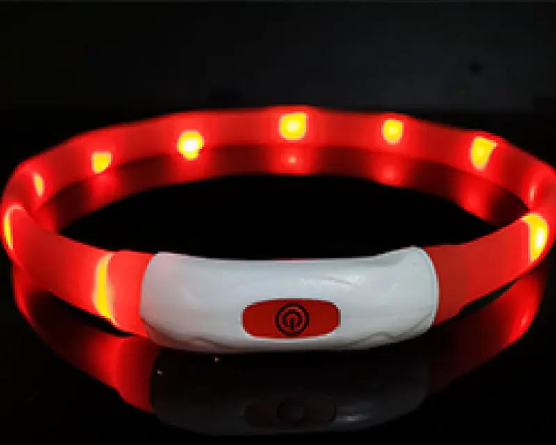LED Luminous Dog Silicone Collar