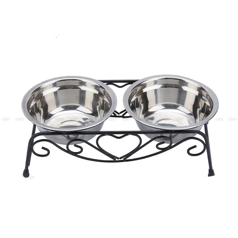 High-End Dual-Use Stainless Steel Pet Bowl