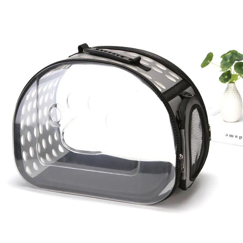 Transparent Pet Backpack for Cats and Dogs, Portable