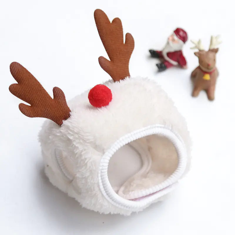 Pet Christmas Hat and Bib for Dogs and Cats