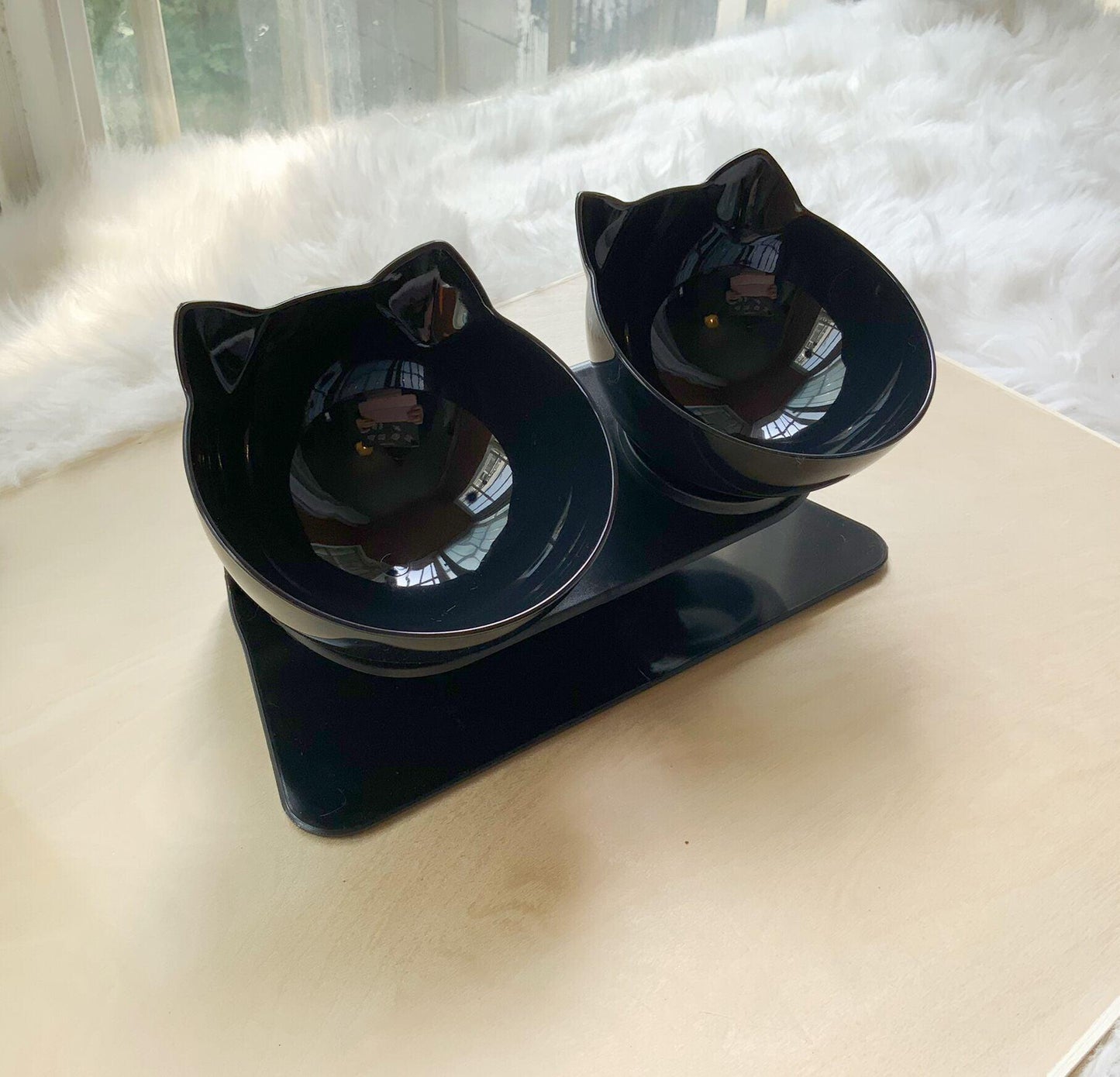 Cat Double Bowl - The Perfect Companion For Your Feline Friend-12