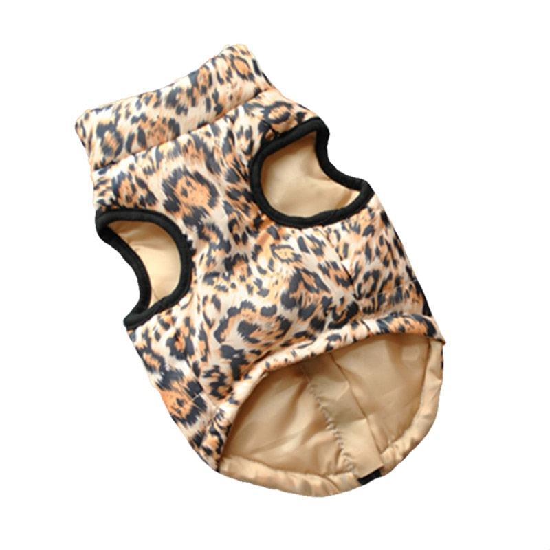 Cozy Striped Pet Jacket With Traction Buckle - Perfect For Autumn And Winter!-4