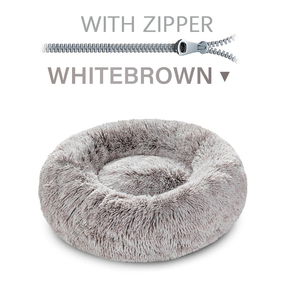 The Snugglepaws Plush Donut Pet Bed: Luxuriously Cozy Haven For Dogs And Cats-23