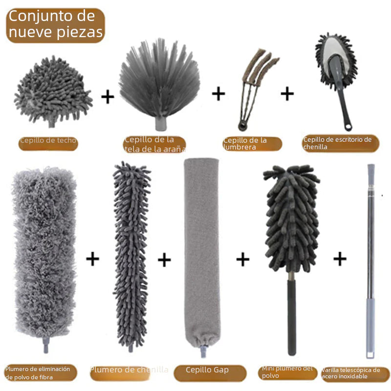 Telescopic Feather Duster for Dust Cleaning and Removal