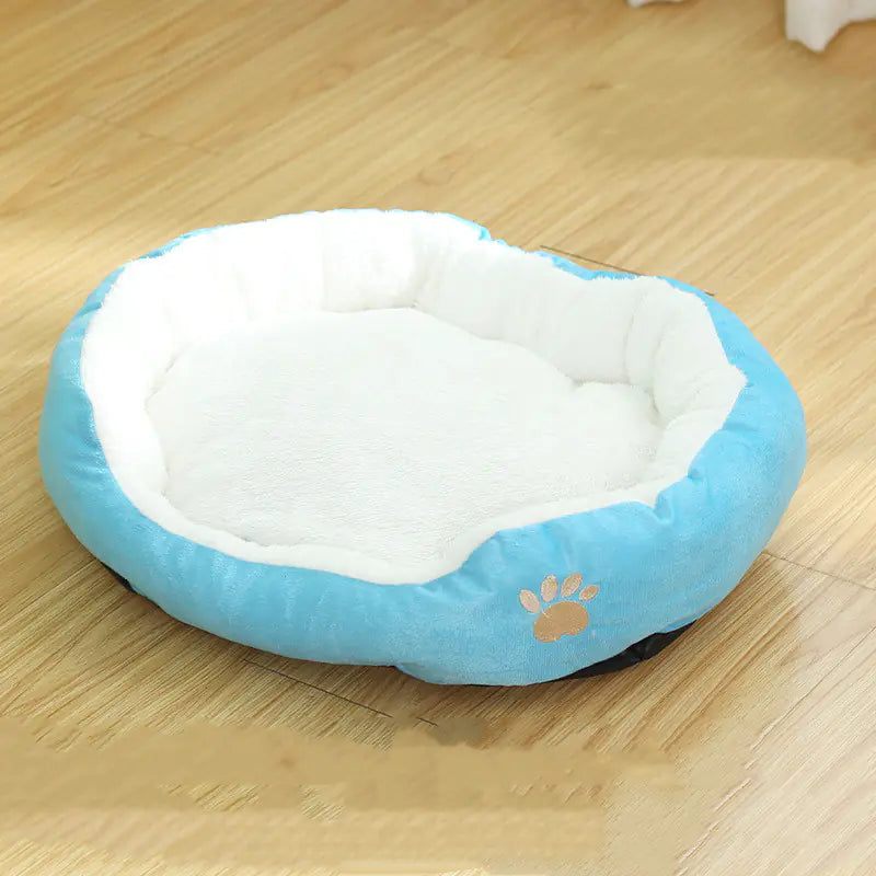 Washable Round Pet Kennel for Cats and Dogs