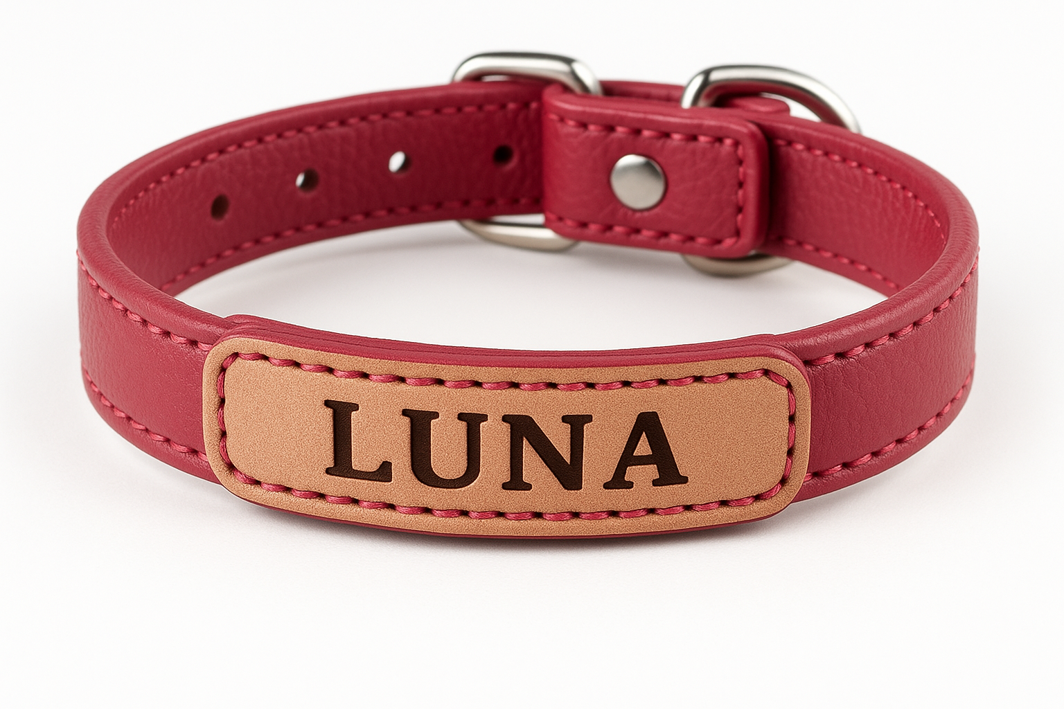 Rose Red Collar Detail