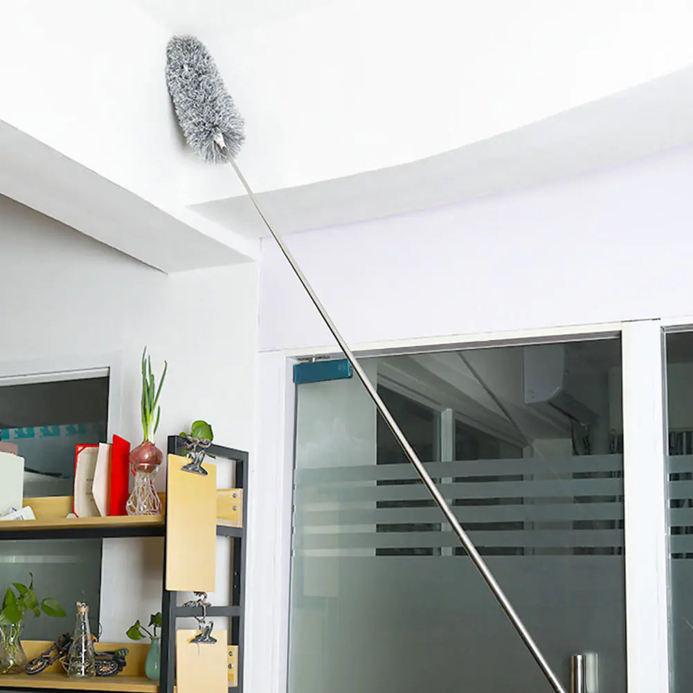 Stainless Steel Dust Duster with Extendable Handle