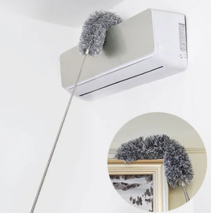 Stainless Steel Dust Duster with Extendable Handle