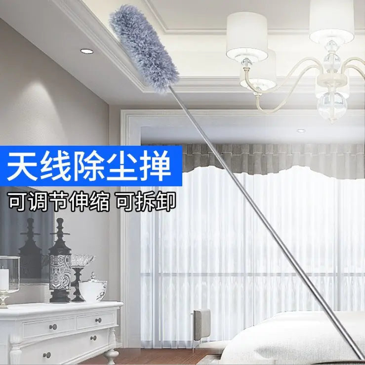 Telescopic Feather Duster for Dust Cleaning and Removal