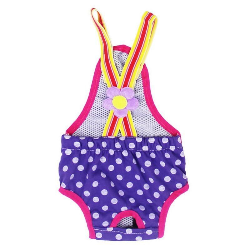Pet Polka Dot Strap Physiological Pants Anti-Harassment Panties-2