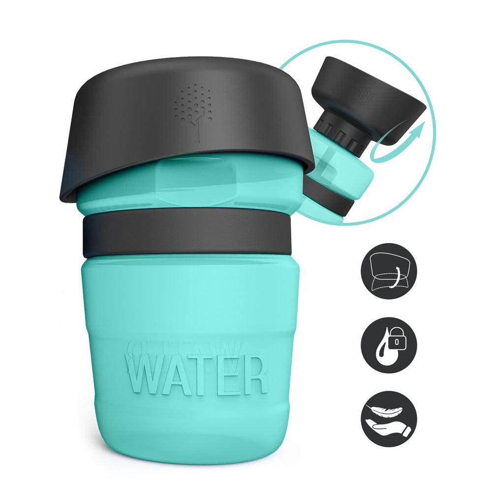 Pet Oasis: Foldable Dog Travel Water Bottle And Dispenser-9