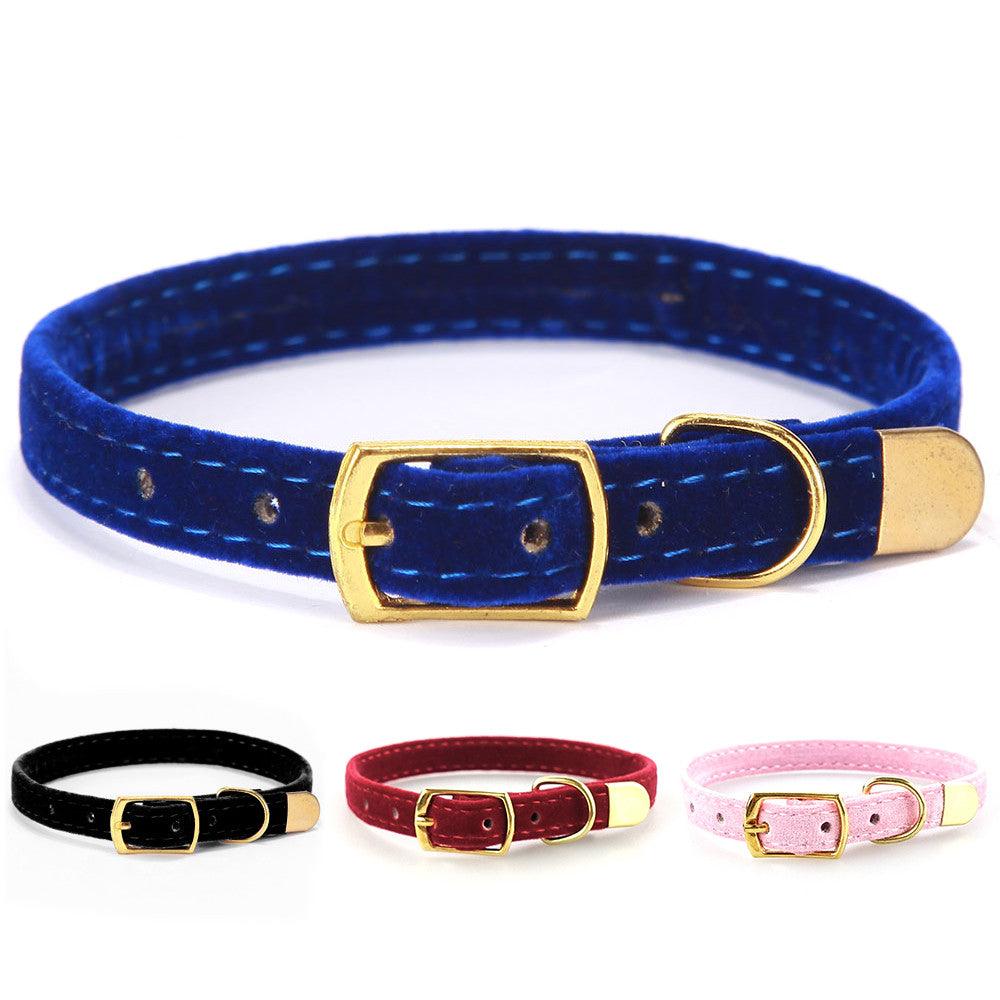 Luxurious Flocked Cat Collar: The Ultimate Pet Accessory For Style And Comfort-0