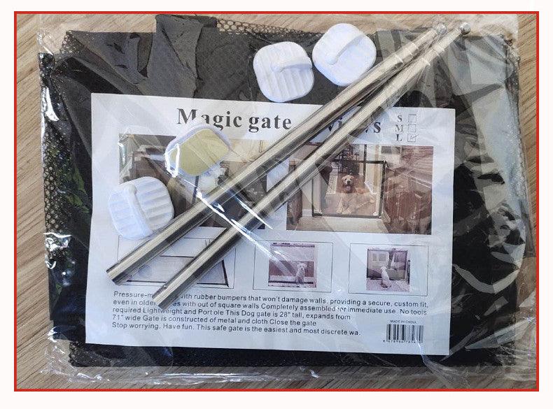 Portable Pet Safety Fence - Transparent Isolation Net For Cars, Windows, And Balconies-1