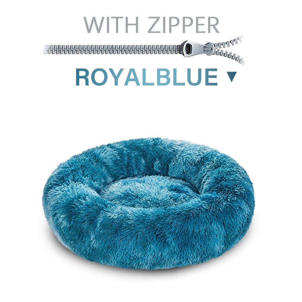The Snugglepaws Plush Donut Pet Bed: Luxuriously Cozy Haven For Dogs And Cats-10