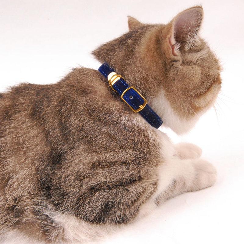 Luxurious Flocked Cat Collar: The Ultimate Pet Accessory For Style And Comfort-2