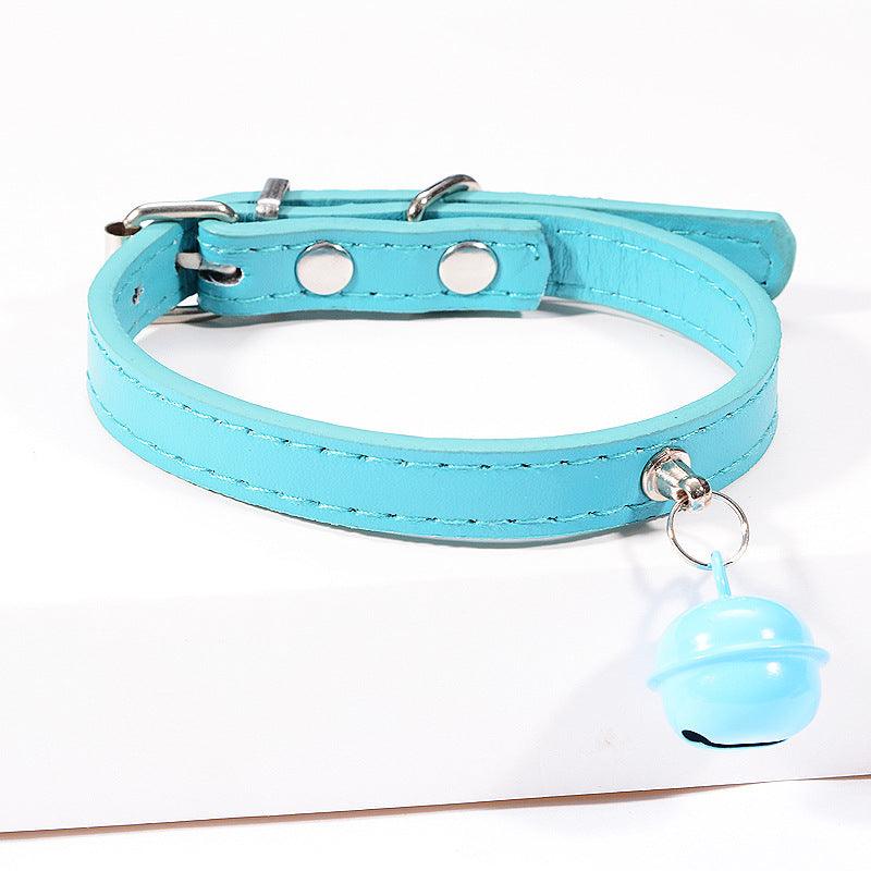Stylish Pet Bell Collar With Colorful Traction For Cats And Dogs-0