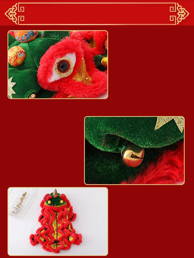 Funny Lion And Horse Pet Costume - Perfect For A Hilarious Cat And Dog Dance Party!-1