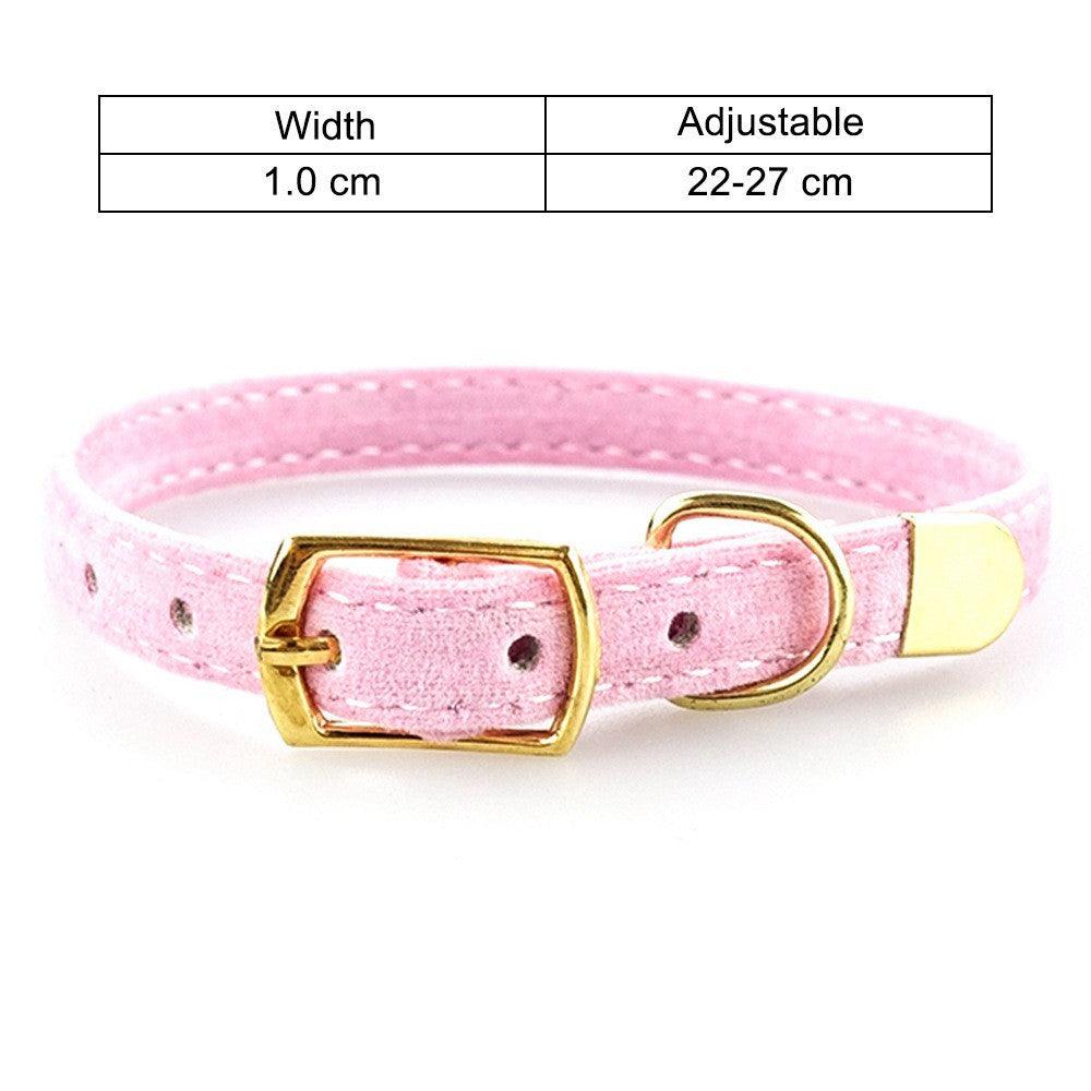 Luxurious Flocked Cat Collar: The Ultimate Pet Accessory For Style And Comfort-3