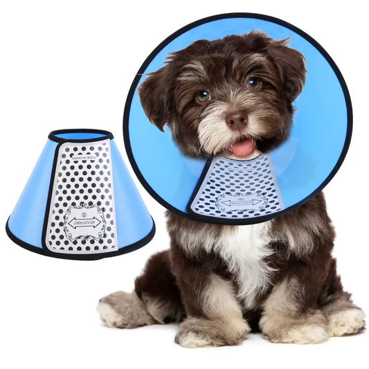 Inspack Cone for Dogs to Stop Licking，Dog Cone Collar Alternative E-Collar for Large/Medium/Small Dogs After Surgery Elizabethan Comfy Cat Head Neck Ecollars of Shame Pet Recovery Collars & Cones