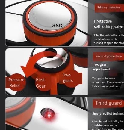 Denifei 304 Stainless Steel High-Pressure Cooker