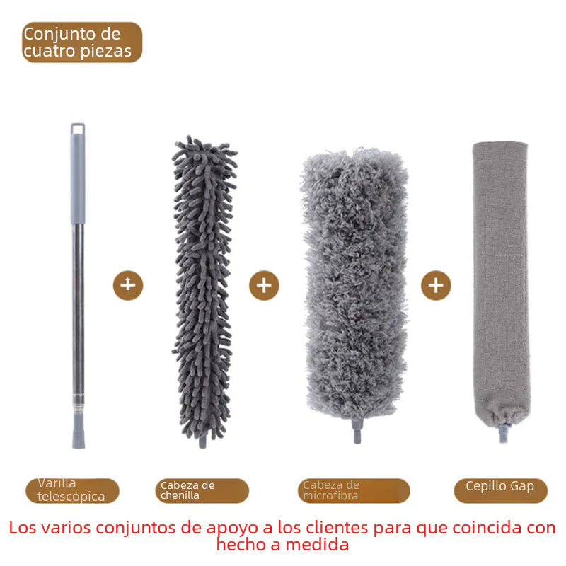 Telescopic Feather Duster for Dust Cleaning and Removal