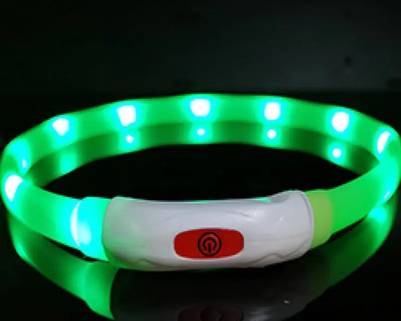 LED Luminous Dog Silicone Collar