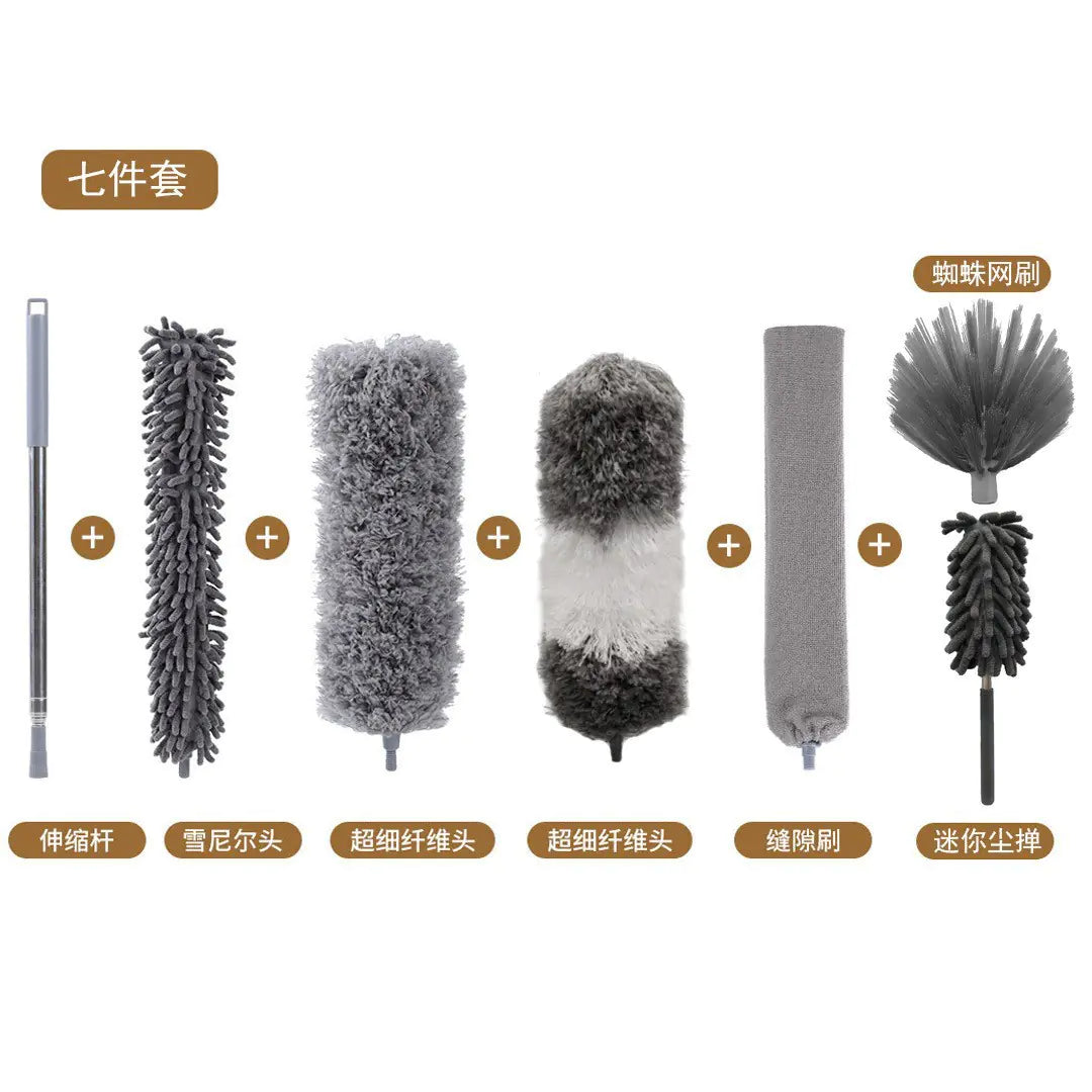 Telescopic Feather Duster for Dust Cleaning and Removal