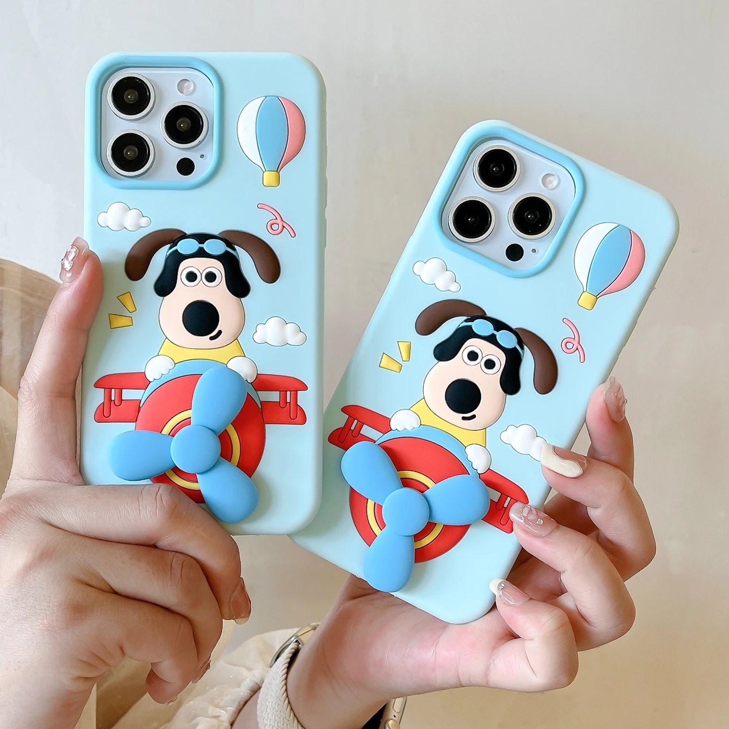 For iPhone 16, 16Pro, 16promax,3D soft silicone case for iPhone, shockproof Cover, shockproof skin shell, Cute cartoon animal