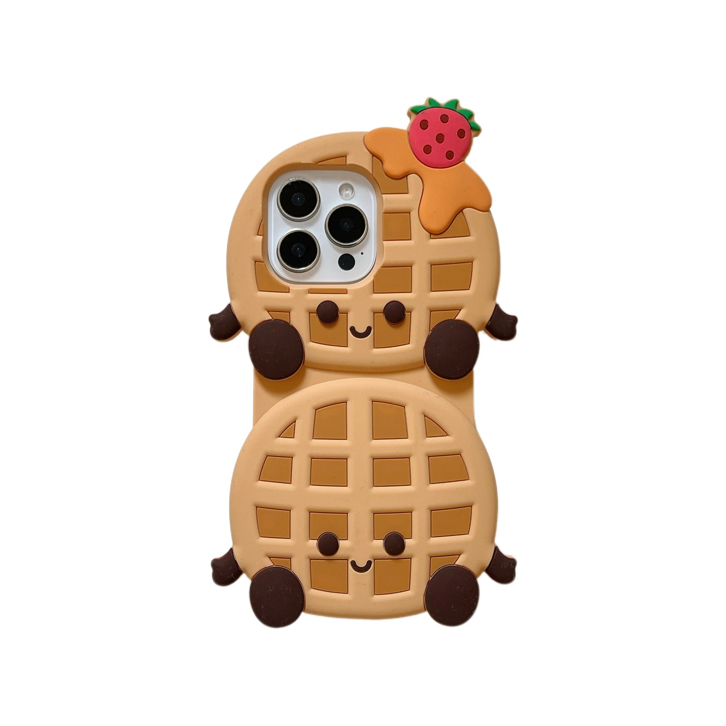 For iPhone 16, 16Pro, 16promax,3D soft silicone case for iPhone, shockproof Cover, shockproof skin shell, Cute cartoon animal