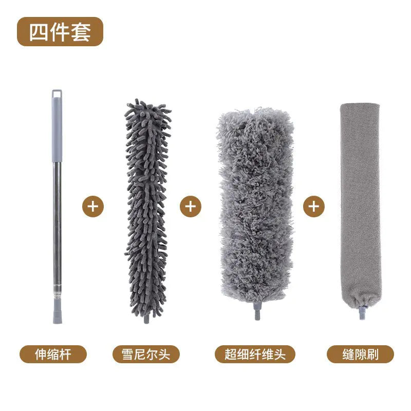 Telescopic Feather Duster for Dust Cleaning and Removal