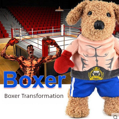 Pet Dog Cat Funny Cute Pet Costume Vertical Funny Dress-up Clothes Halloween Summer Clothes