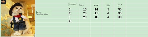 Pet Dog Cat Funny Cute Pet Costume Vertical Funny Dress-up Clothes Halloween Summer Clothes