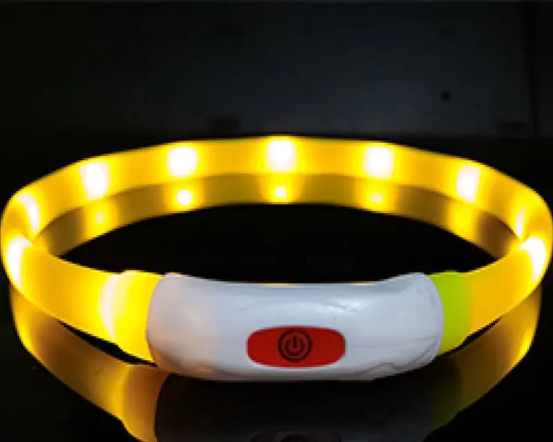 LED Luminous Dog Silicone Collar