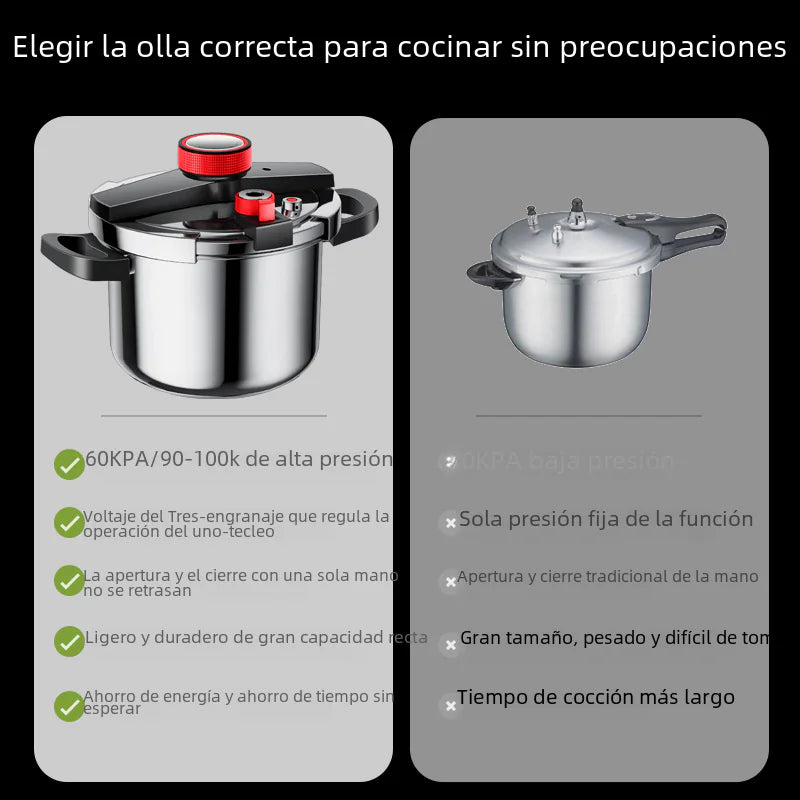 AEU 6L Stainless Steel Pressure Cooker for Home Use