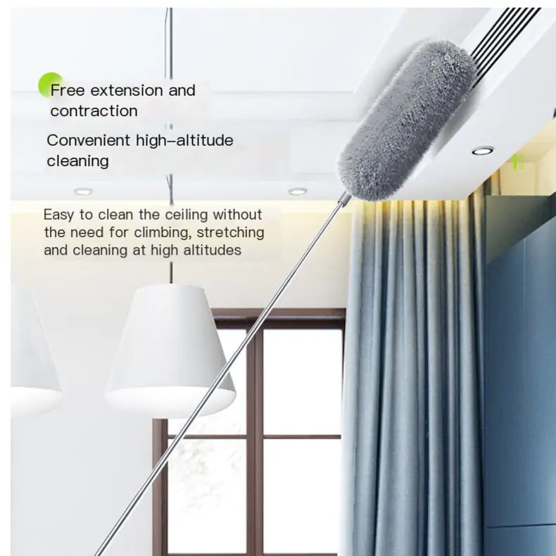 Adjustable Soft Microfiber Feather Duster for Cleaning