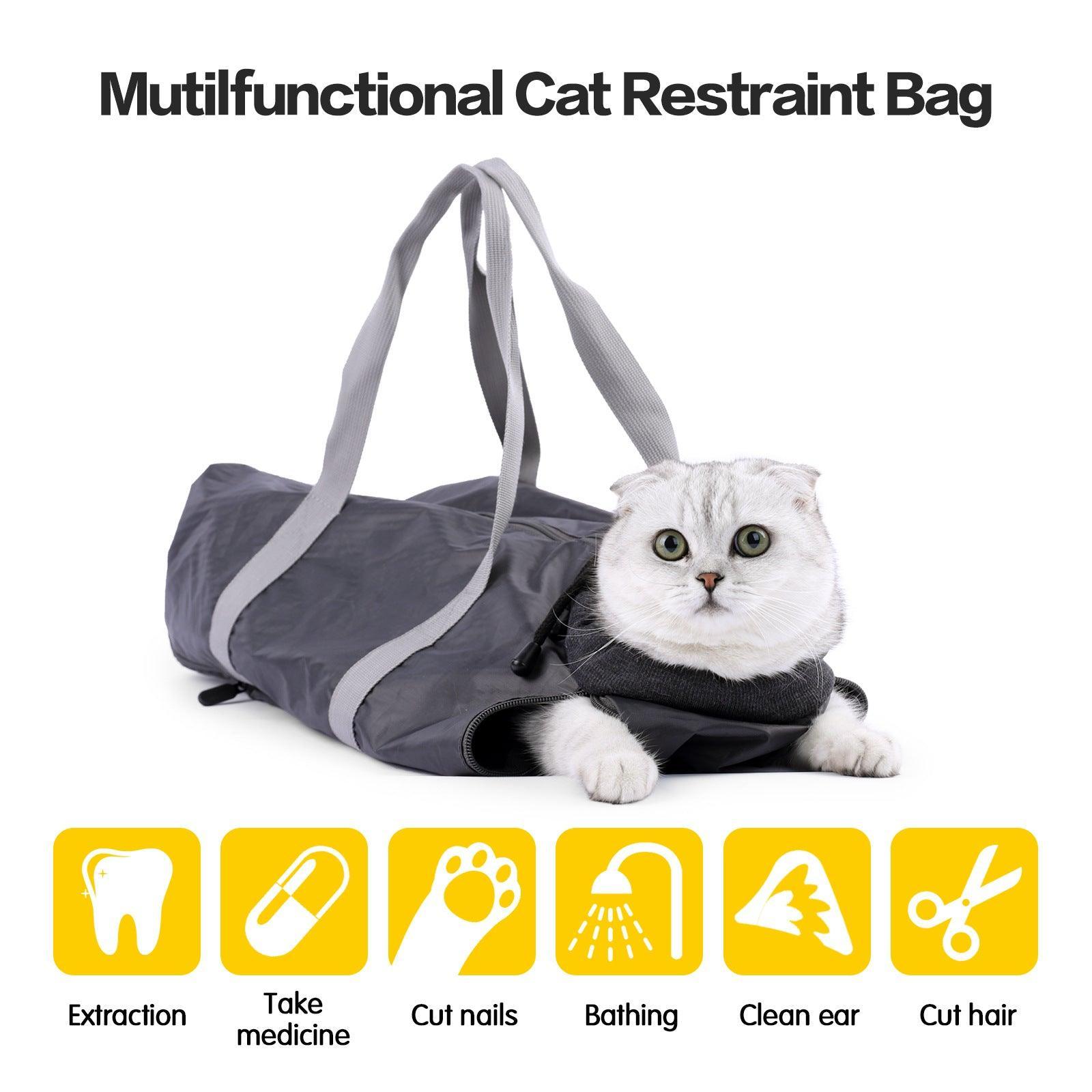 Anti-Scratch And Bite Cat Travel Bag With Double Lining - Stylish And Secure Pet Carrier-5