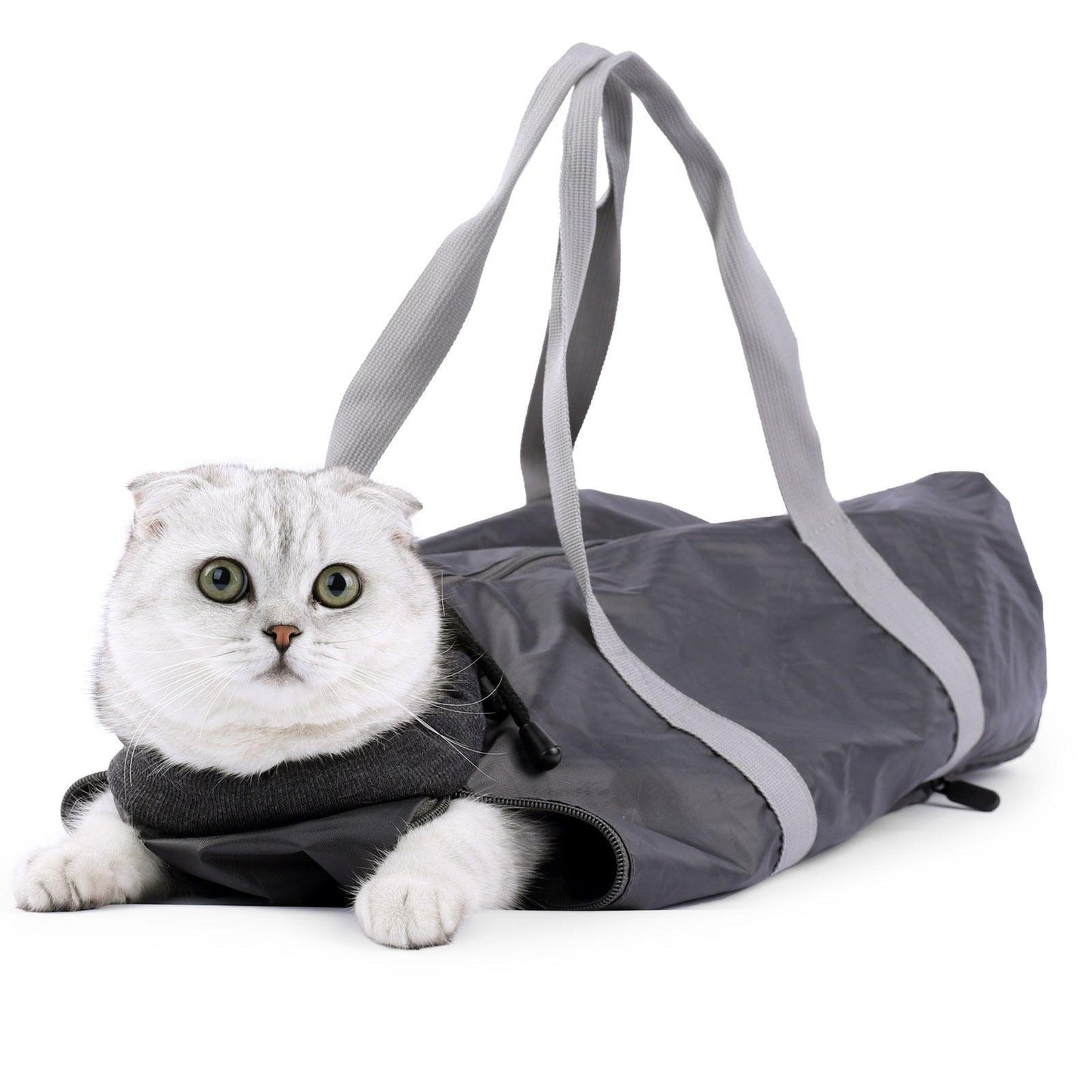 Anti-Scratch And Bite Cat Travel Bag With Double Lining - Stylish And Secure Pet Carrier-1