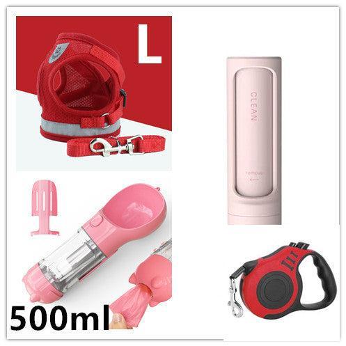 Breathable Mesh Pet Leash With Reflective Design And Matching Belt-28